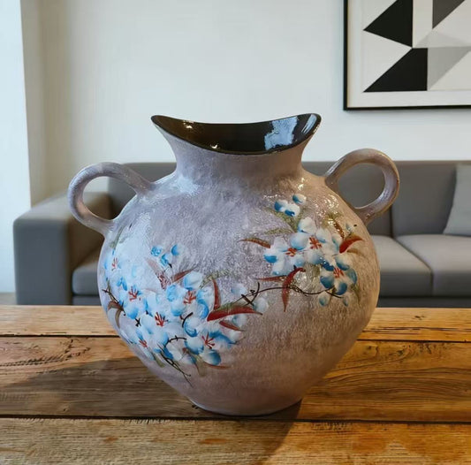 Jingdezhen Garden – Hand-Painted Ceramic Art Vase
