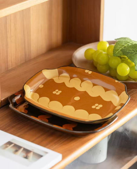 Grand Harmony – Handmade Two-Handle Serving Platter