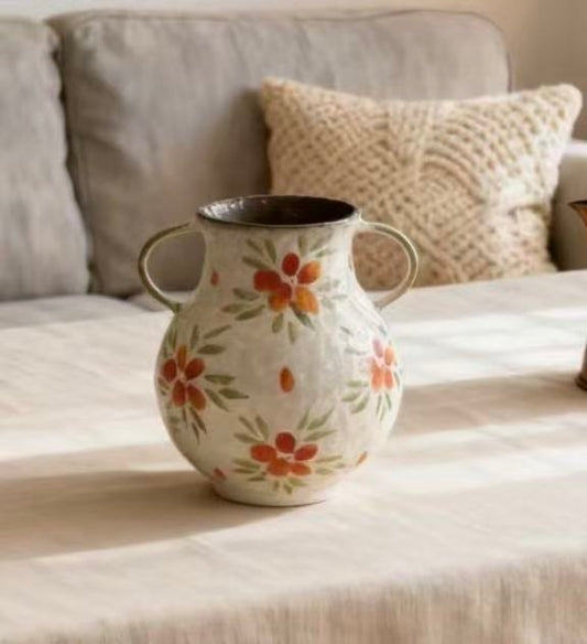 Petite Florals – Jingdezhen Hand-Painted Ceramic Vase