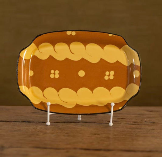 Grand Harmony – Handmade Two-Handle Serving Platter