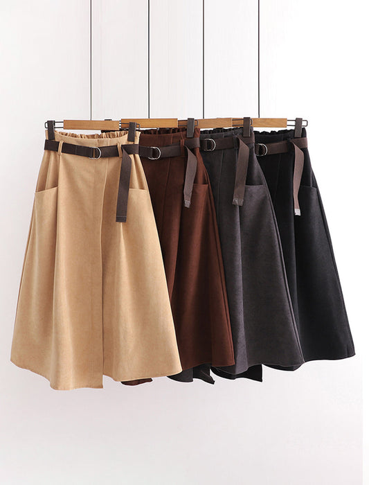 Asymmetrical Mid-Length Skirt
